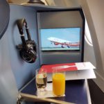 Air Berlin Begrüßung in der Business Class