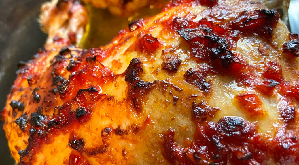 Spicy Roasted Chicken Thighs