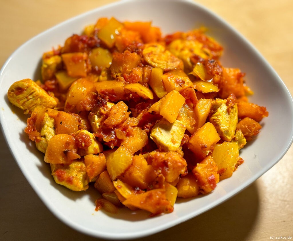 Hähnchen-Kürbis-Curry