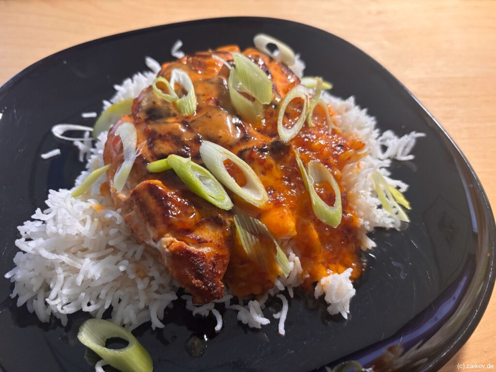 Hähnchen in Chili-Mayo-Soße