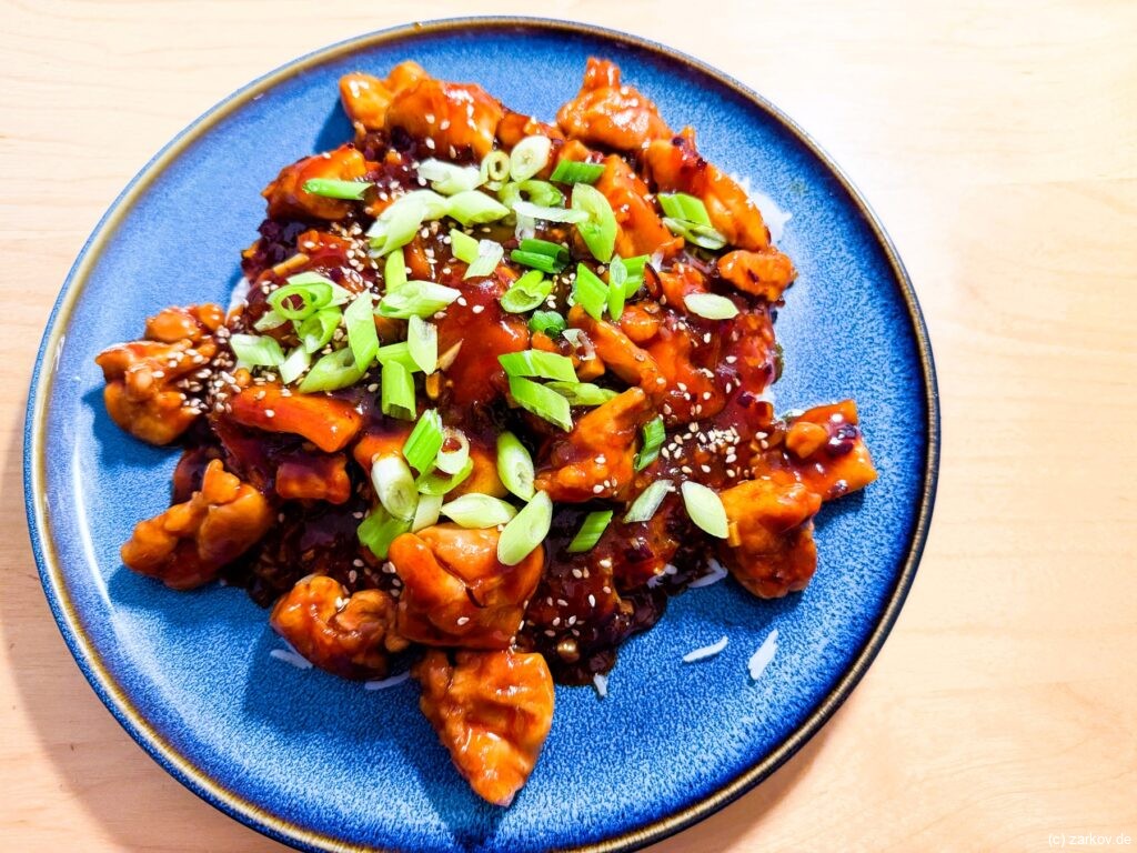 Süß-scharfes Gochujang-Huhn