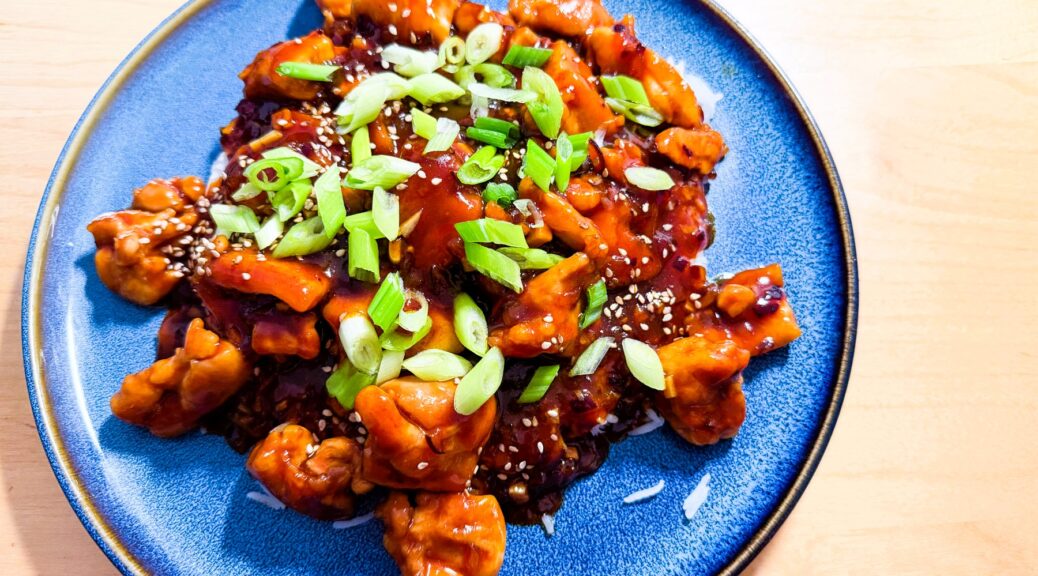 Süß-scharfes Gochujang-Huhn