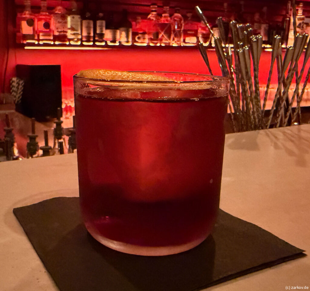 Nova Bar - 01 - Brugal 1888 Rum Negroni